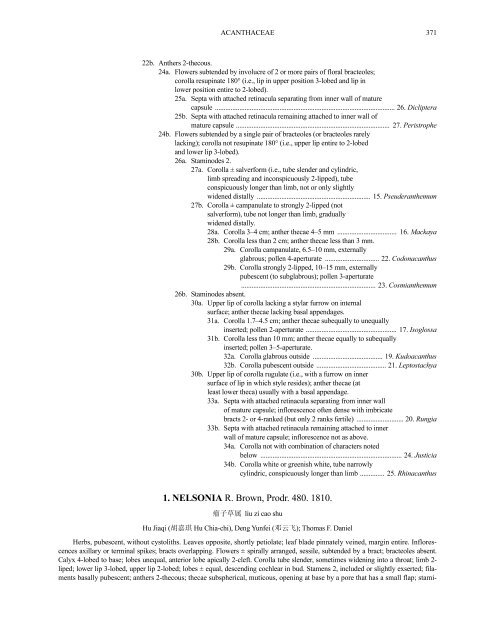 Acanthaceae (PDF)