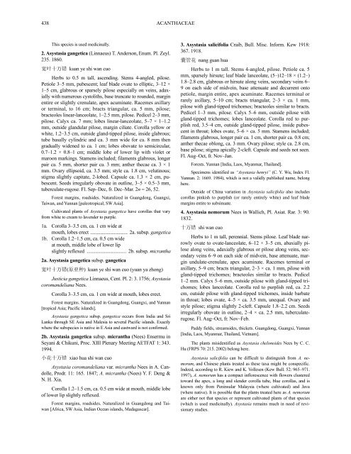 Acanthaceae (PDF)