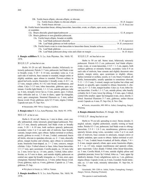 Acanthaceae (PDF)