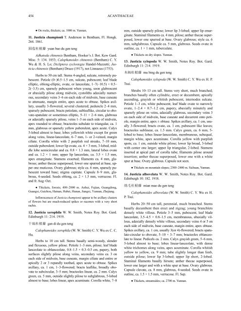 Acanthaceae (PDF)