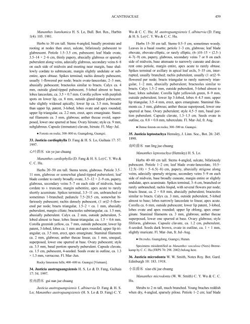 Acanthaceae (PDF)