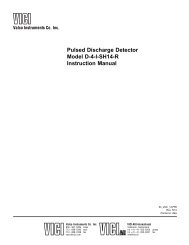 Pulsed discharge detector manual - Shimadzu model D-4-I-SH14-R