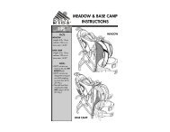 TIPS MEADOW & BASE CAMP INSTRUCTIONS - Kelty