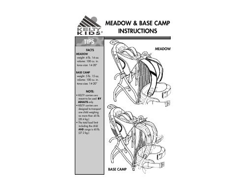 Kelty kids sale carrier meadow