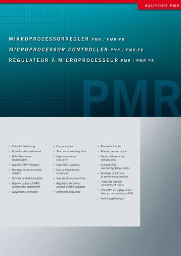 mikroprozessorregler pmr / pmr-pb microprocessor controller pmr ...