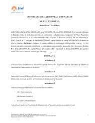 ADUNAREA GENERALA ORDINARA A ACTIONARILOR S.C. ENEL ...