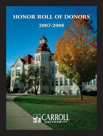 Oct. pioneer/AR 2004 - Carroll University