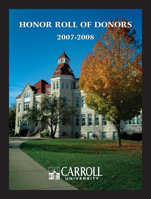 Oct. pioneer/AR 2004 - Carroll University