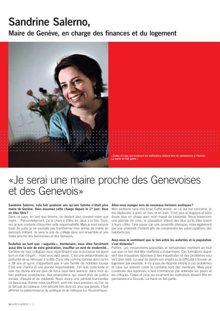 Magazine Vivre Ã  GenÃ¨ve no 36 - Ville de GenÃ¨ve