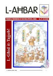 L-AHBAR APRIL 2004 - Franciscan Province â MALTA