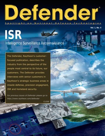 Defender - ISR - Intelligence Surveillance Reconnaissance - Raytheon
