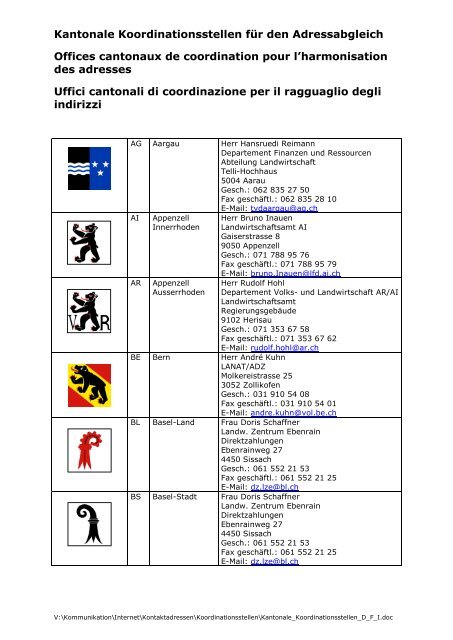 Liste der Meldestellen - Friesenpferde-Verband