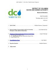 Mar 29, 2012 Audit Committee meeting agenda - DC Water
