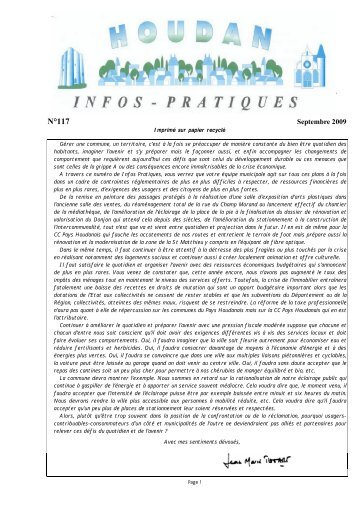 infos - pratiques - CommunautÃ© des Communes du Pays Houdanais