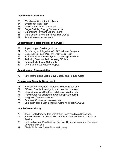 Governing for Results 16 - Washington State Digital Archives