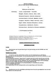PROCES-VERBAAL DER ZITTING VAN DE ... - Groen Diest