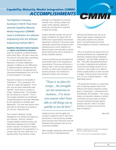 Technology Today Volumn 3 Issue 1 - Raytheon