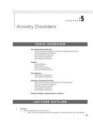 Anxiety Disorders