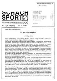 I nformationsblatt des LVOÃ¶ - Schachverein HÃ¶rsching