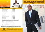 RATE CARD / PROFILE - The Kenya Institute of Management