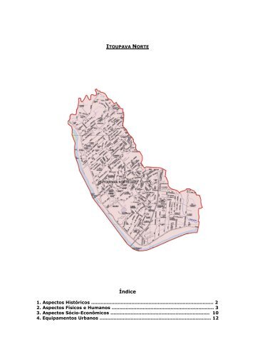 Perfil Completo da Itoupava Norte - Prefeitura Municipal de Blumenau