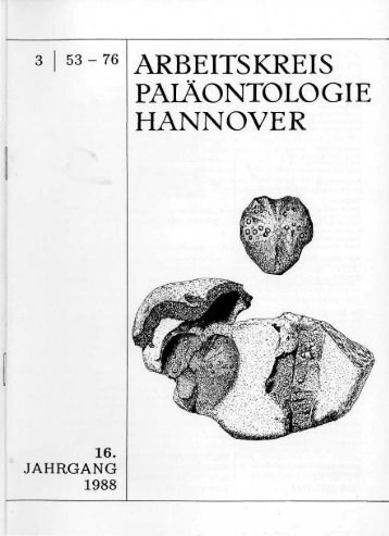 3 - Arbeitskreis Paläontologie Hannover