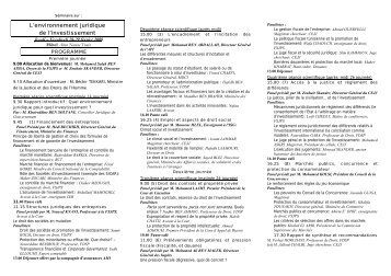 Le Centre d'Ã©tudes juridiques et judiciaires, la FacultÃ© des sciences ...