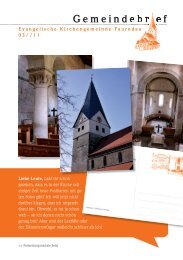 Guter Service - Evangelische Kirchengemeinde Faurndau