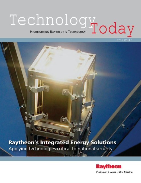 Raytheon Technology Today 2011 Issue 1
