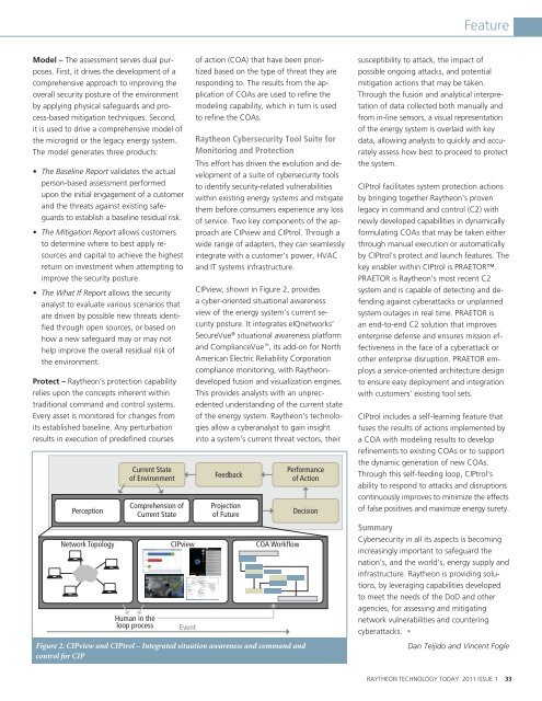 Raytheon Technology Today 2011 Issue 1