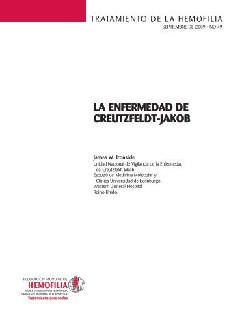 La enfermedad de Creutzfeldt-Jakob - World Federation of Hemophilia