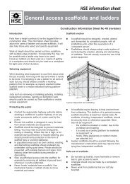 CIS49 - General access scaffolds and ladders - Construction ...