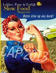 Beter eten op ons bord! - Slow Food Nederland