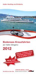 Bodensee-Kreuzfahrten - Bodenseeschifffahrt Bregenz