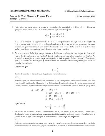 SOLUCIONES PRUEBA NACIONAL 19 Olimpiada de MatemÃ¡ticas ...