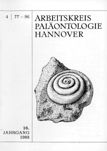 4 - Arbeitskreis Paläontologie Hannover