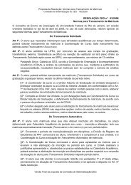 Trancamento de MatrÃ­cula 03/2008 - Escola de QuÃ­mica / UFRJ