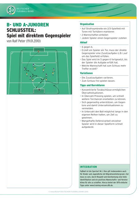 B- UND A-JUNIOREN SCHLUSSTEIL: Spiel mit ... - SSV Vorsfelde