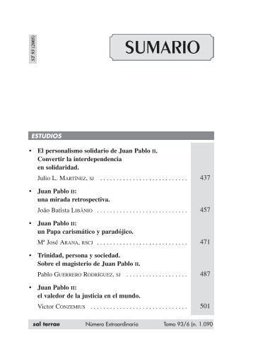 Juan Pablo II - Editorial Sal Terrae