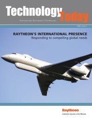 2006 Issue 4 - RAYTHEON'S INTERNATIONAL PRESENCE