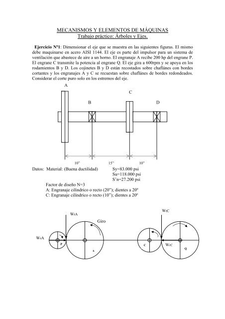 Trabajo Práctico Árboles y Ejes