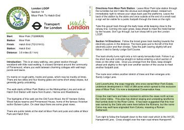 LOOP section 14 directions - Walk London