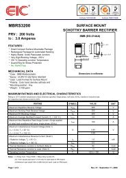 MBRS3200 : SURFACE MOUNT SCHOTTKY BARRIER ... - EIC