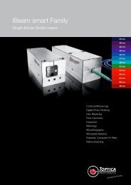 iBeam smart brochure - Toptica