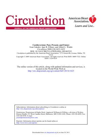 Cardioversion Past, Present, and Future - the Laboratory of Igor Efimov