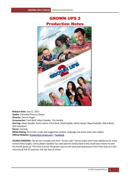 grown ups 2 ratings