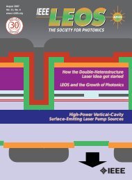 PDF of August Issue - IEEE Photonics Society