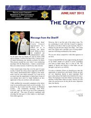 The Deputy - Richland County Sheriff's Department