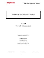 NXU-2A Operations Manual - Raytheon