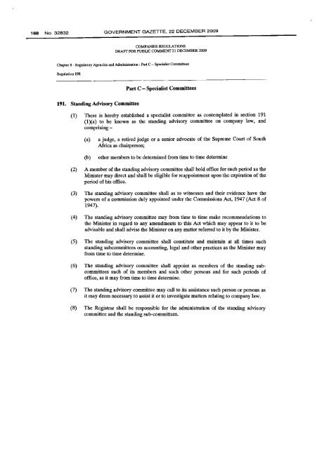 Government Gazette 20091222-32832 Part2 - LexisNexis South Africa